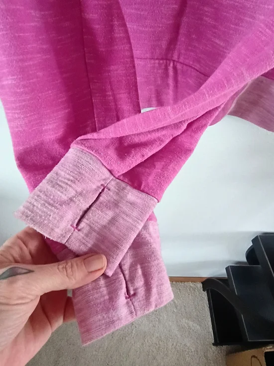 Bench Pink Pullover Hoodie Women’s Large Cowl Neck Lightweight Sweatshirt - Picture 5 of 9